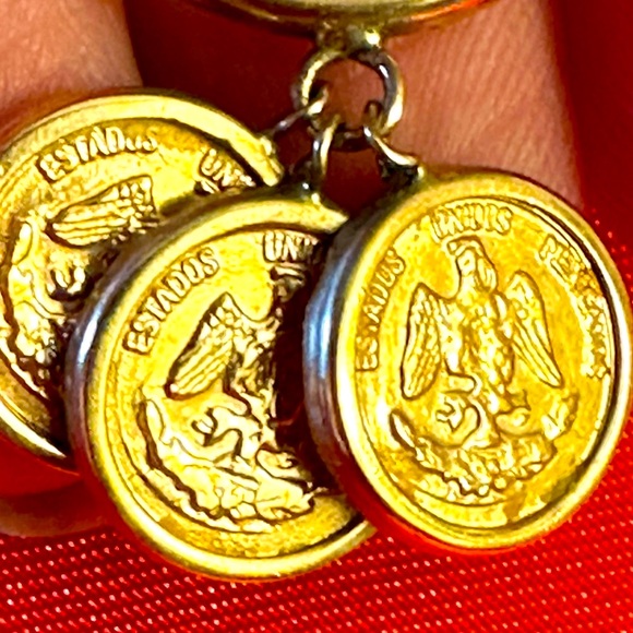 WOW POSHMARK - 14K Gold Three Coins Charm Ring - Picture 6 of 16